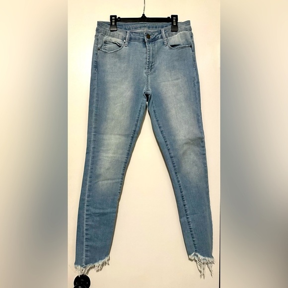 Articles of Society light wash raw hem jeans size 27 - Picture 1 of 6